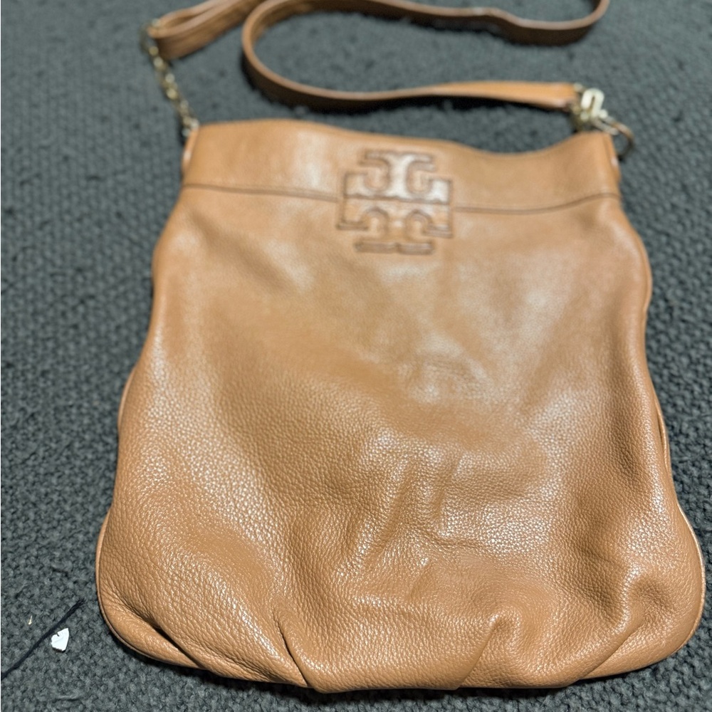 Tory Burch Tan Leather Crossbody Bag